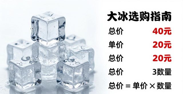 大冰块价格到底怎么算？江宁冰块选购指南