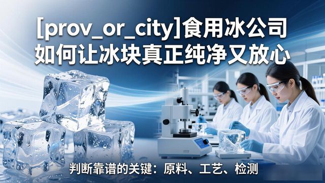江宁食用冰公司如何让冰块真正纯净又放心
