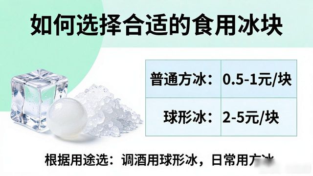 江宁食用冰块多少钱 价格与选择全解析