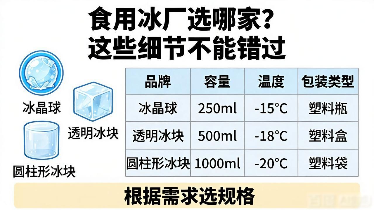 江宁食用冰厂选哪家？这些细节不能错过