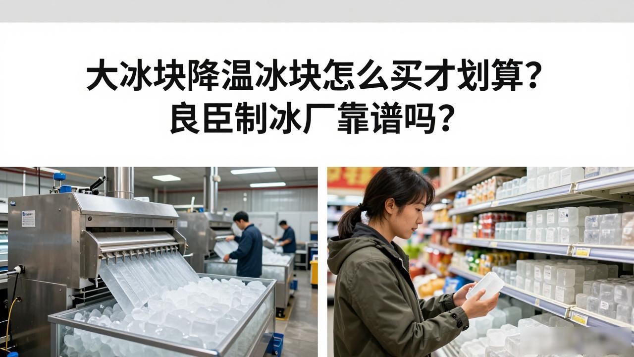 江宁大冰块降温冰块怎么买才划算？良臣制冰厂靠谱吗？