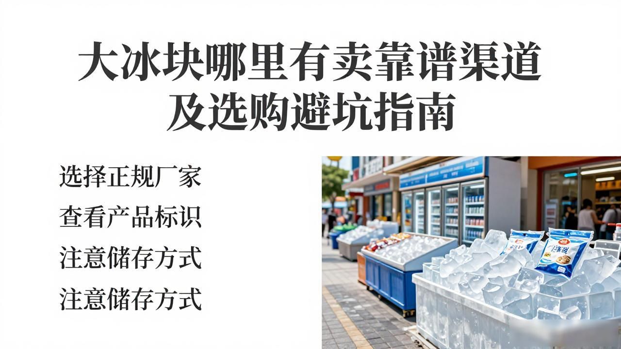 江宁大冰块哪里有卖靠谱渠道及选购避坑指南