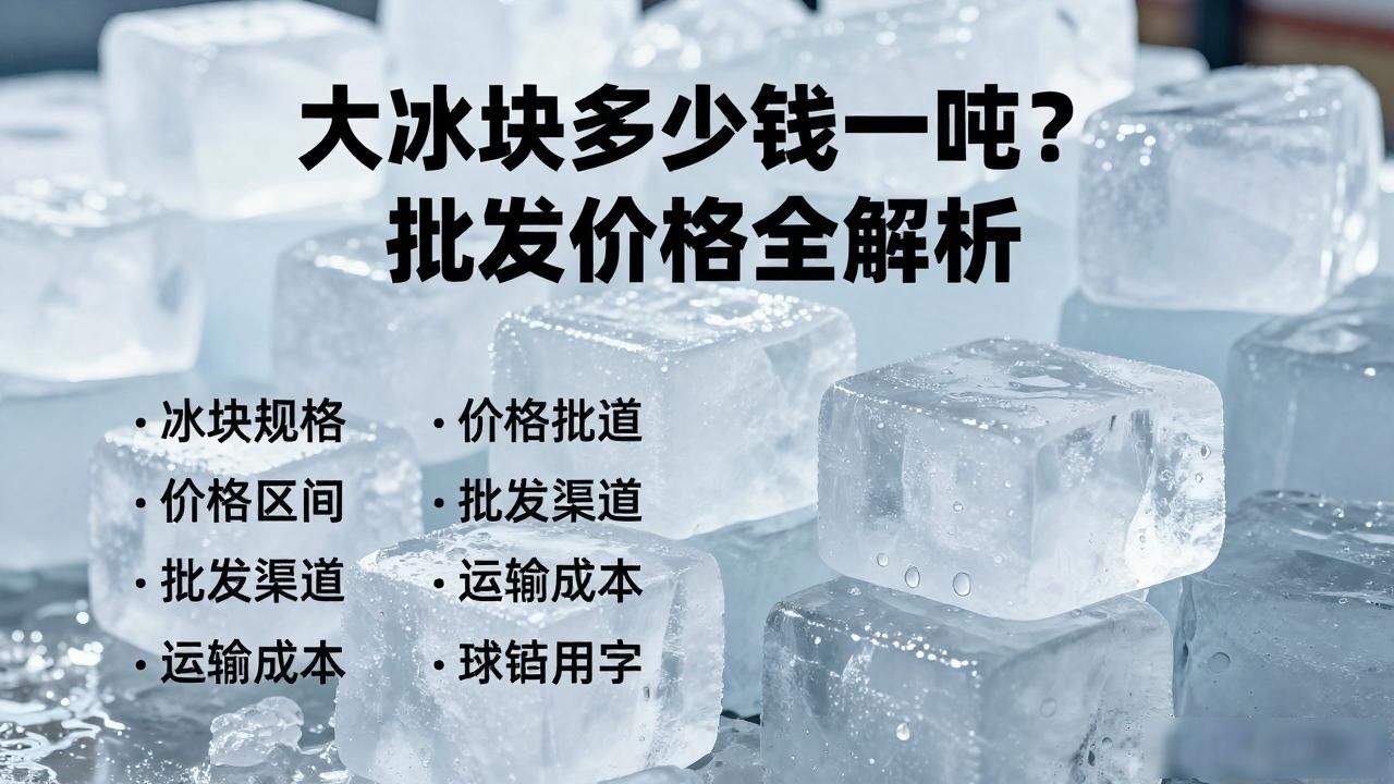 大冰块多少钱一吨？江宁批发价格全解析