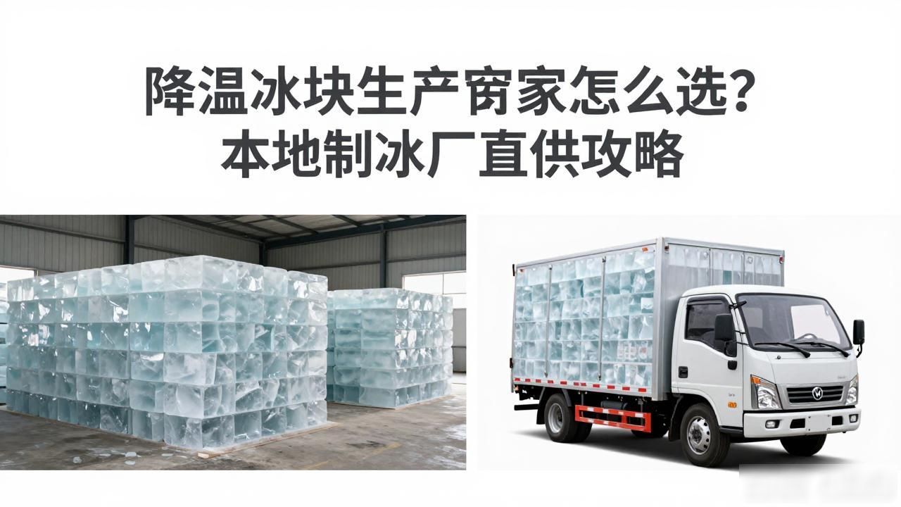 降温冰块生产厂家怎么选？江宁本地制冰厂直供攻略