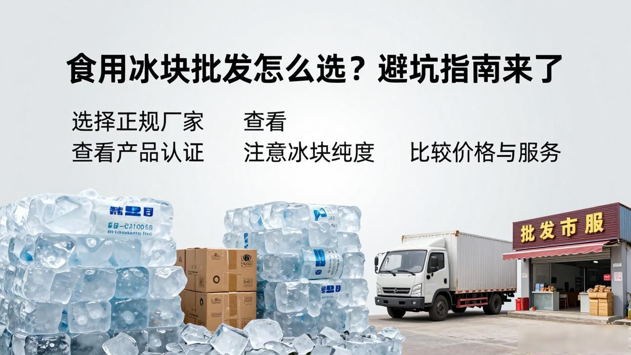 江宁食用冰块批发怎么选?避坑指南来了