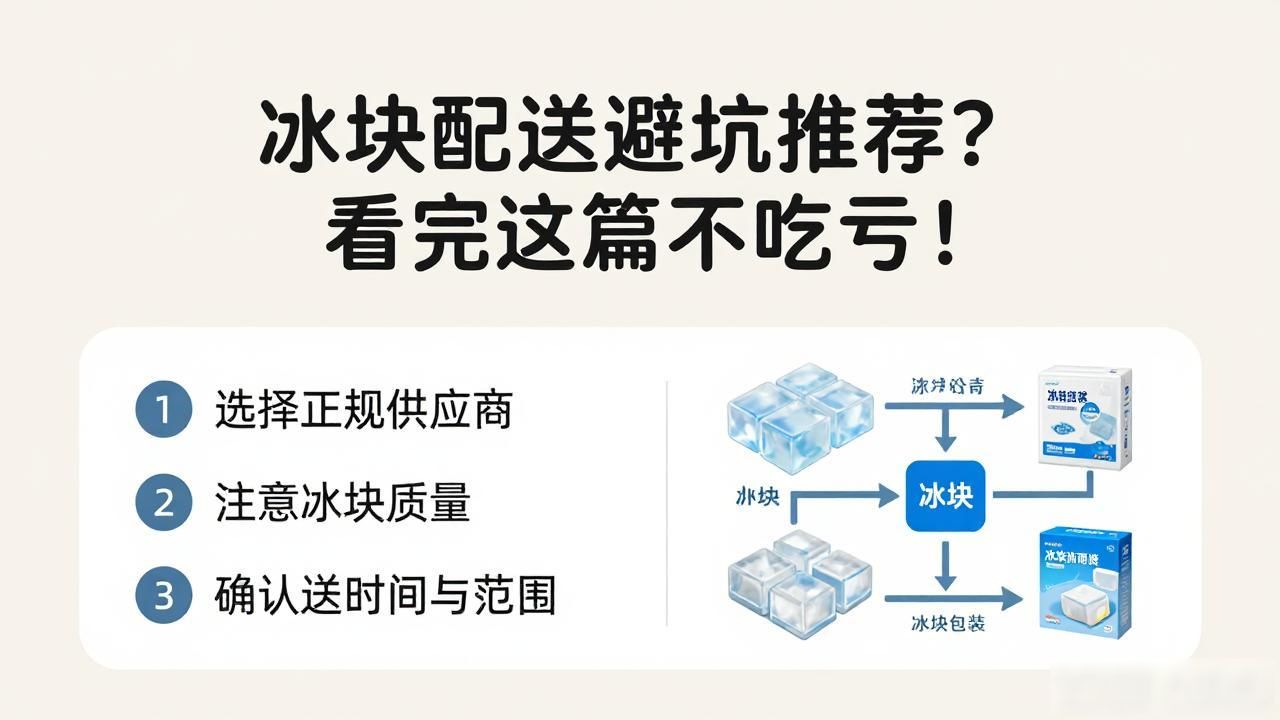 江宁冰块配送避坑推荐？看完这篇不吃亏！