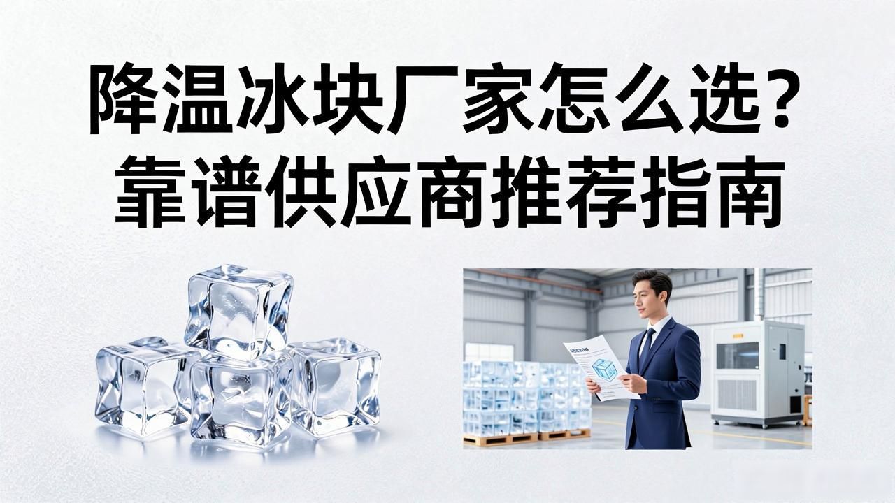 江宁降温冰块厂家怎么选？靠谱供应商推荐指南