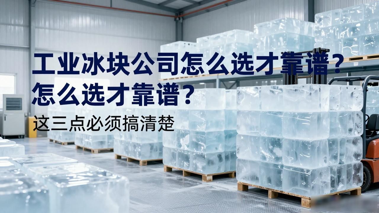 江宁工业冰块公司怎么选才靠谱？这三点必须搞清楚