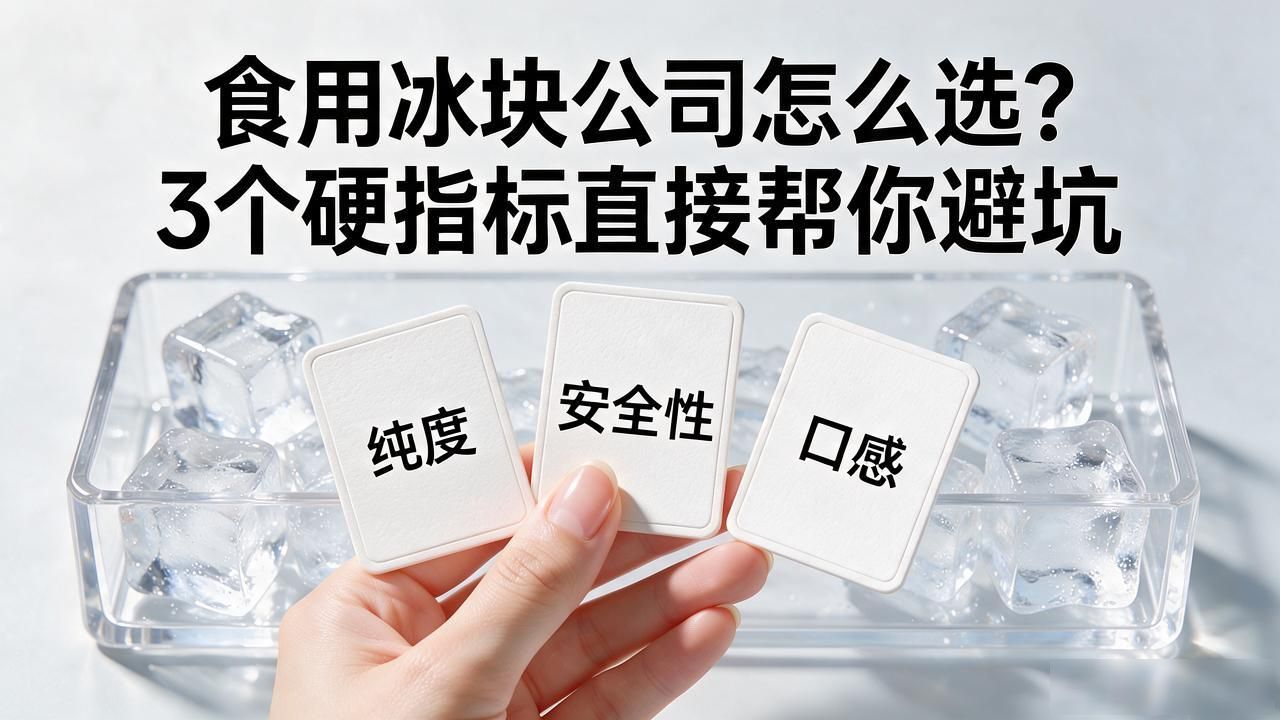 江宁食用冰块公司怎么选？3个硬指标直接帮你避坑